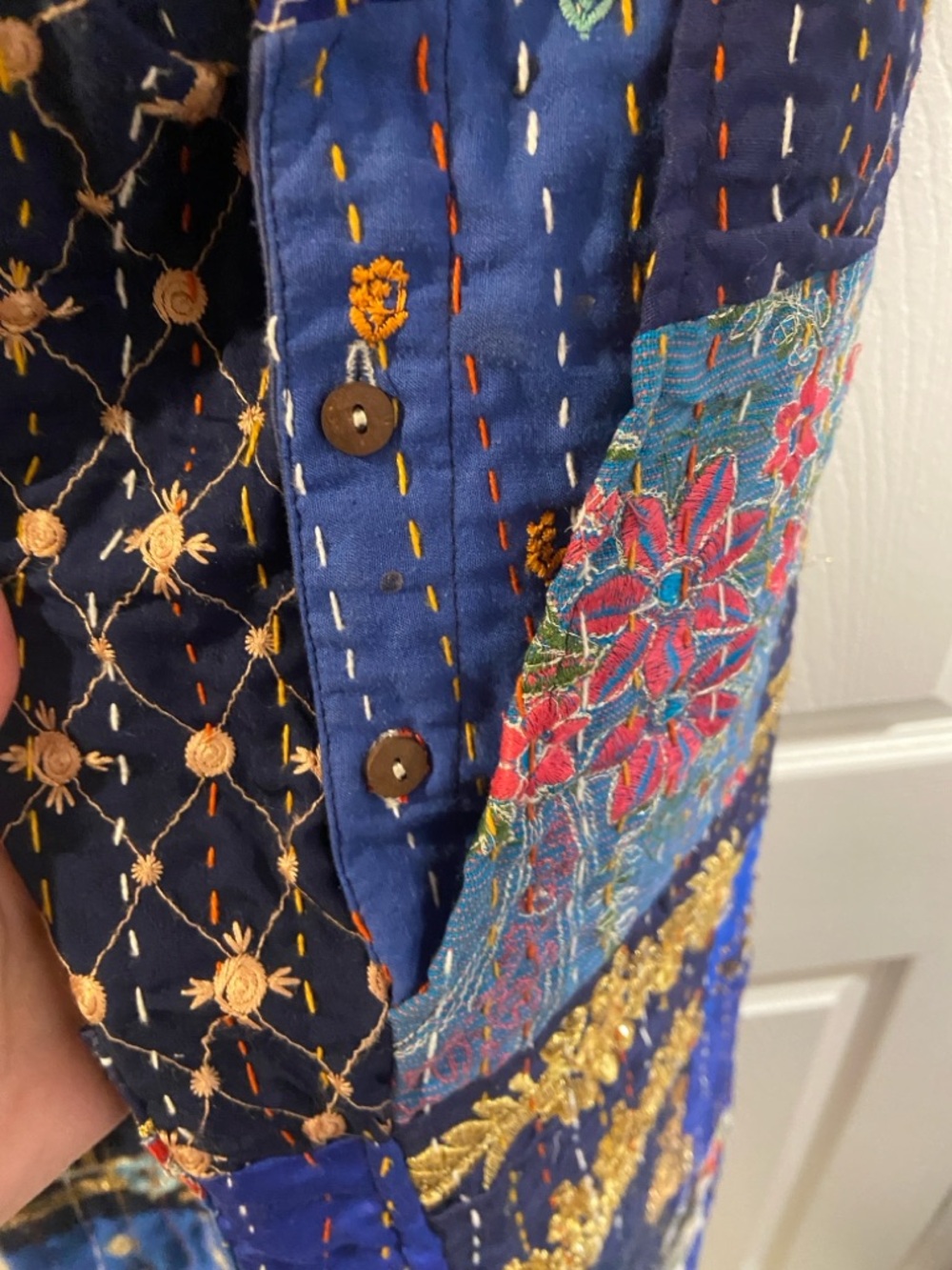 Kantha Karma Patchwork Overalls - Picture 14 of 14